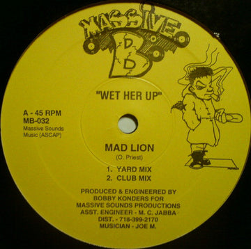 Mad Lion / Bajja Jedd : Wet Her Up / Ganja Smokin (12")