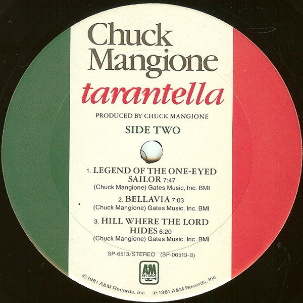 Chuck Mangione : Tarantella (2xLP, Album, Ter)
