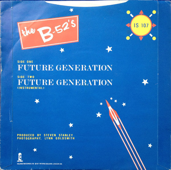 The B-52's : Future Generation (7")