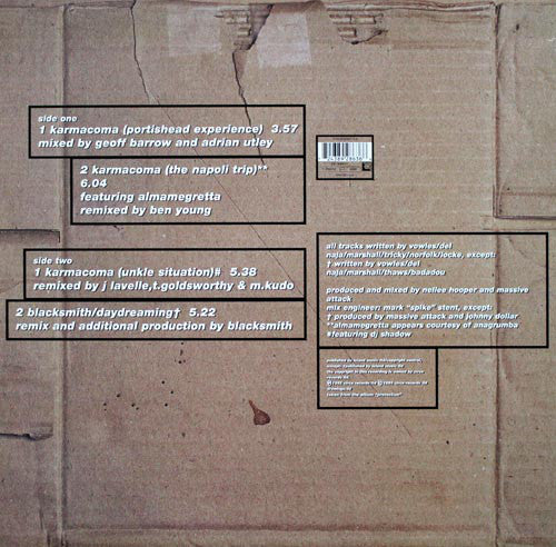 Massive Attack : Karmacoma EP (12", EP)