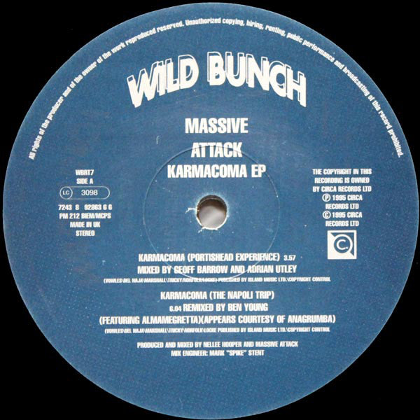 Massive Attack : Karmacoma EP (12", EP)