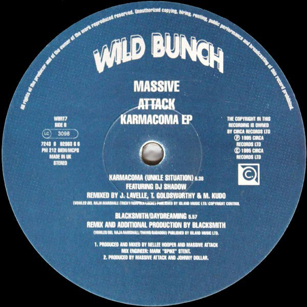 Massive Attack : Karmacoma EP (12", EP)