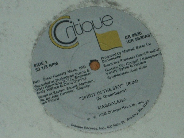 Magdalena (13) : Spirit In The Sky (12")