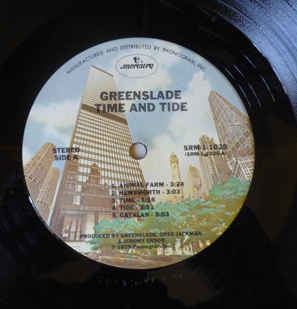 Greenslade : Time And Tide (LP, Album, Gat)