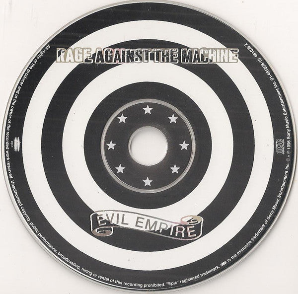Rage Against The Machine : Evil Empire (CD, Album, RP)