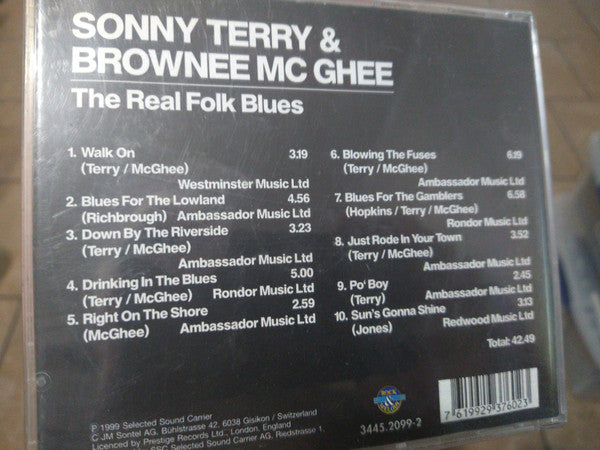 Sonny Terry & Brownie McGhee : The Real Folk Blues (CD, Album, RE)