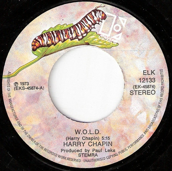 Harry Chapin : Morning D.J. Of W.O.L.D (7", Single)