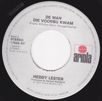 Heddy Lester : De Mallemolen (7", Single)