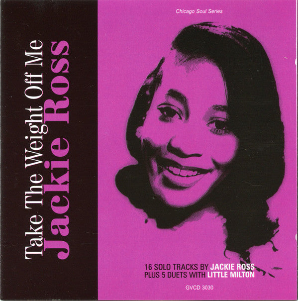 Jackie Ross : Take The Weight Off Me (CD, Comp)