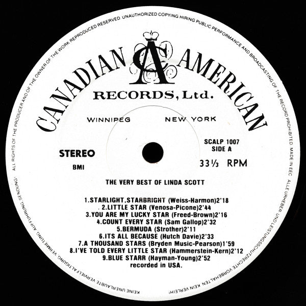 Linda Scott : Great Scott (LP, Comp)
