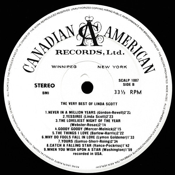 Linda Scott : Great Scott (LP, Comp)