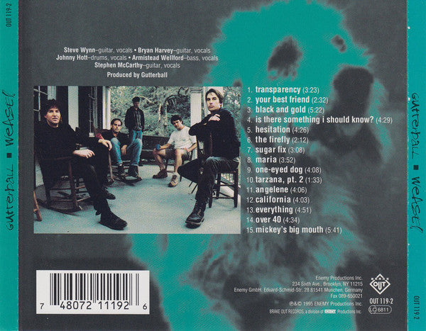 Gutterball : Weasel (CD, Album)