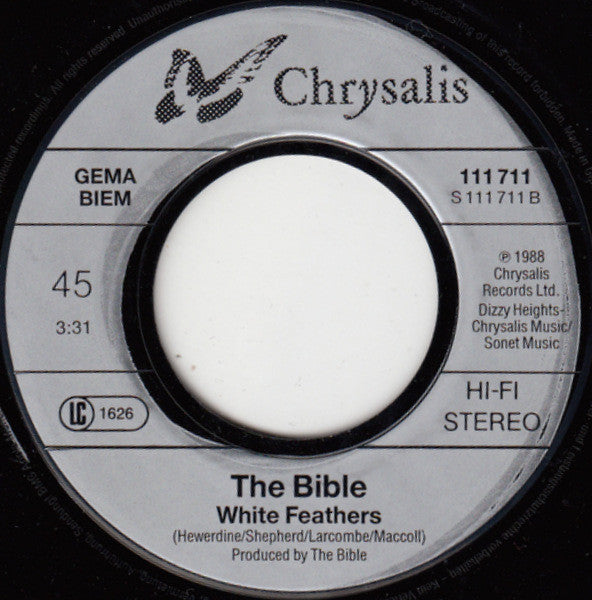 The Bible : Honey Be Good (7", Single)