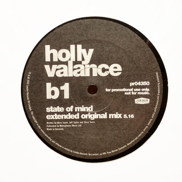 Holly Valance : State Of Mind (2x12", Promo)