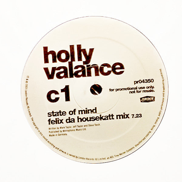 Holly Valance : State Of Mind (2x12", Promo)