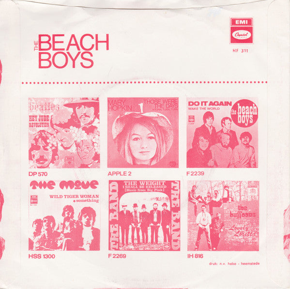 The Beach Boys : Bluebirds Over The Mountain (7", Single)