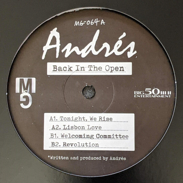 Andrés : Back In The Open (12")