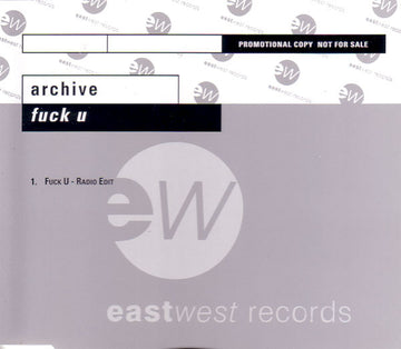 Archive : Fuck U (CD, Single, Promo)