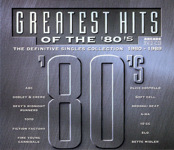 Various : Greatest Hits Of The '80's (The Definitive Singles Collection 1980 - 1989) (2xCD, Comp)