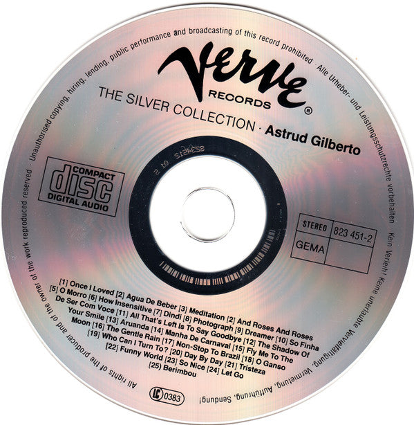 Astrud Gilberto : The Silver Collection (CD, Comp, RE)