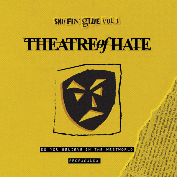 Theatre Of Hate : Do You Believe In The Westworld / Propaganda (7", Single, Ltd, RE, Yel)