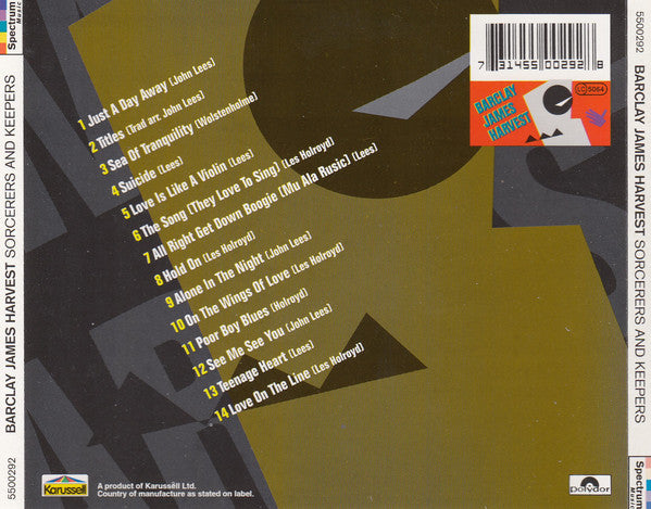 Barclay James Harvest : Sorcerers + Keepers (CD, Comp)