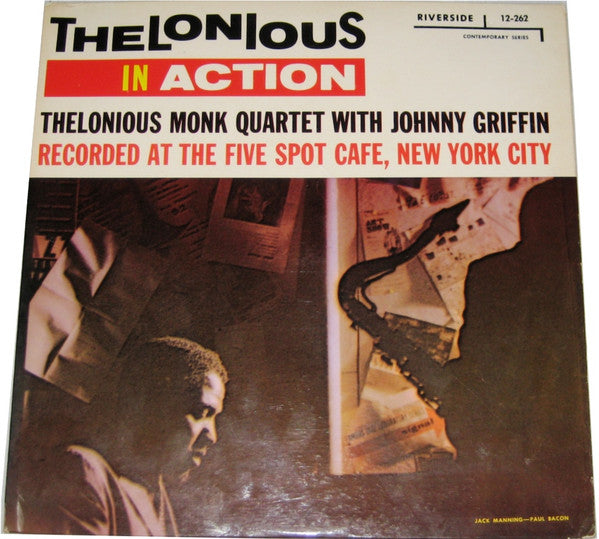 Thelonious Monk Quartet* With Johnny Griffin : Thelonious In Action (LP, Album, Mono)