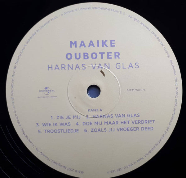 Maaike Ouboter : Harnas Van Glas (LP)