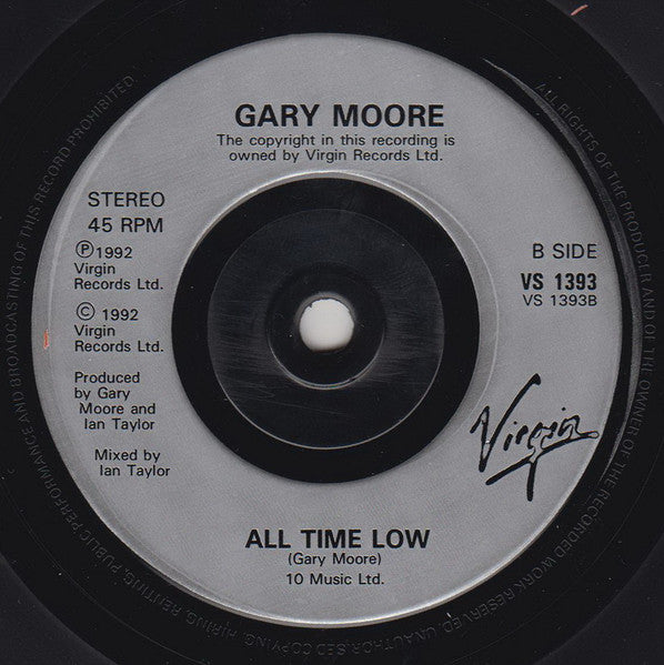 Gary Moore : Cold Day In Hell (7", Single)