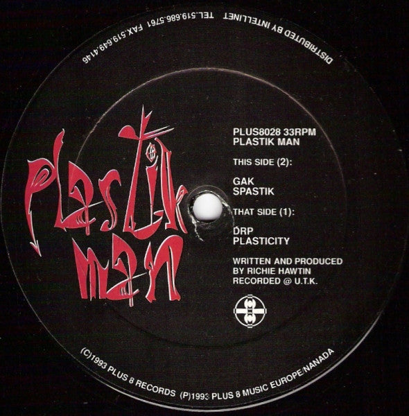 Plastik Man* : Sheet One (2x12", Album)