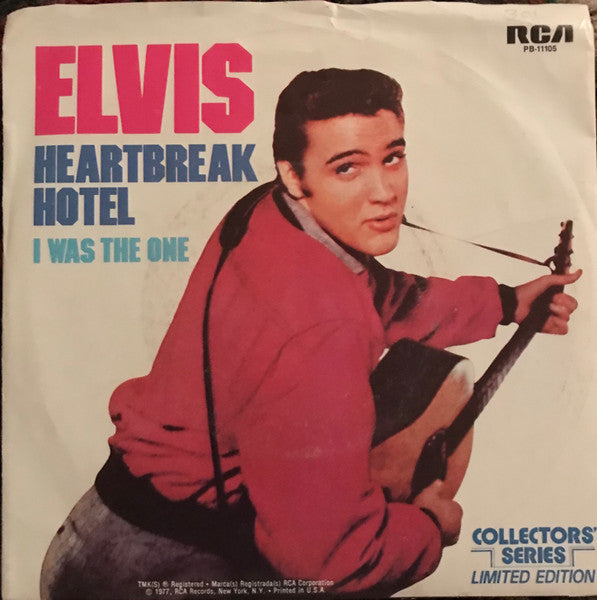 Elvis* : Heartbreak Hotel / I Was The One (7", Mono, Ltd, RE)