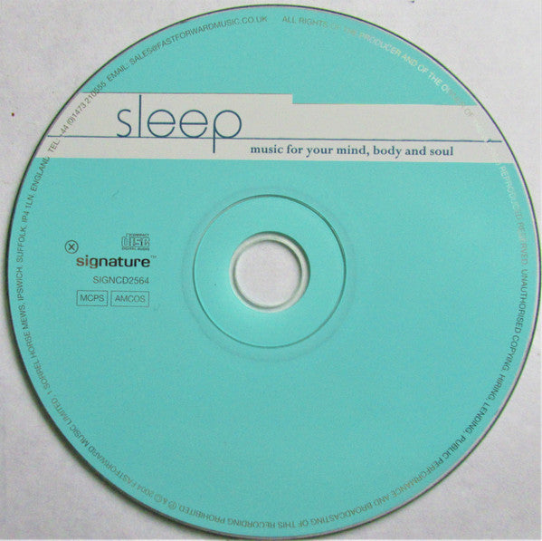 Glenn Keiles, Sara Loewenthal : Sleep (Music For Your Mind, Body And Soul) (CD, Comp)