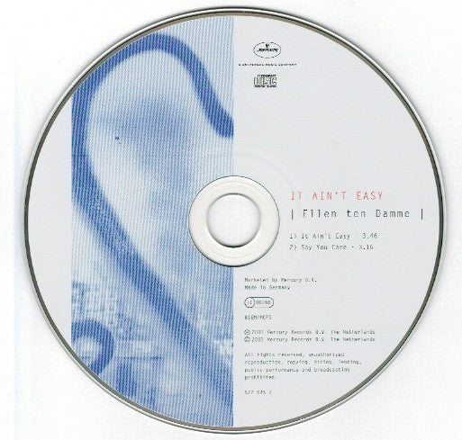 Ellen Ten Damme : It Ain't Easy (CD, Single)