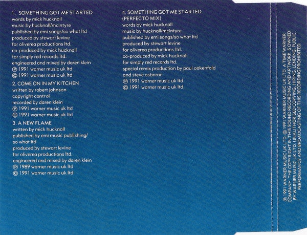 Simply Red : Something Got Me Started (I'd Give It All Up For You) (CD, Maxi)