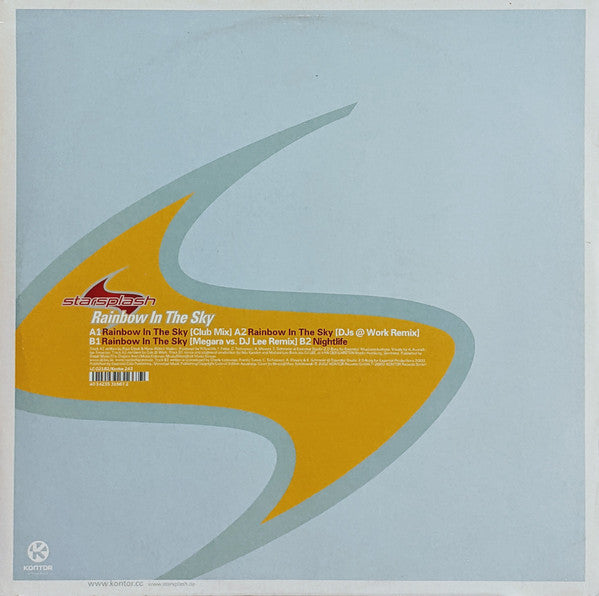 Starsplash : Rainbow In The Sky (12")