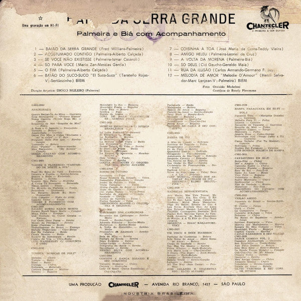 Palmeira & Biá : "Baião Da Serra Grande" (LP, Album)