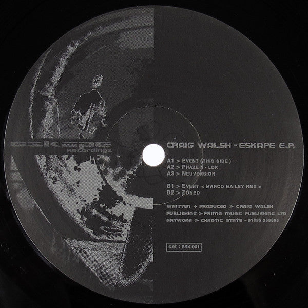 Craig Walsh : Eskape EP (12", EP)