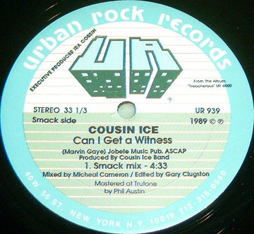 Cousin Ice : Can I Get A Witness (12")