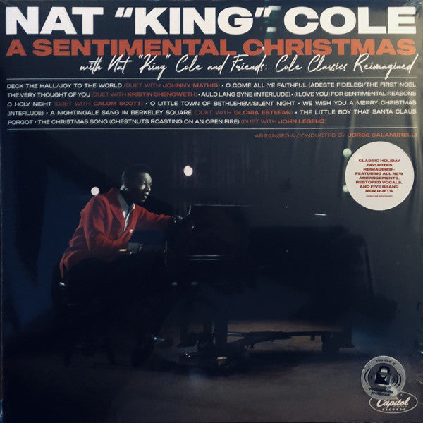 Nat King Cole : A Sentimental Christmas (With Nat "King" Cole And Friends: Cole Classics Reimagined) (LP)