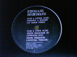 Renegade Soundwave : Probably A Robbery (12")