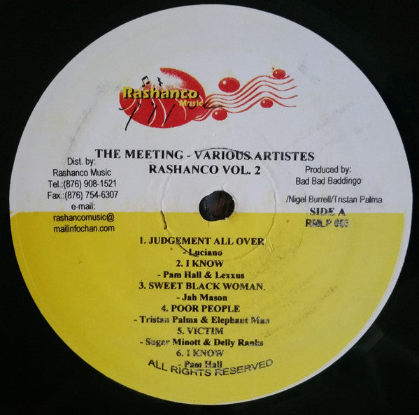 Various : Rashanco Vol. 2 - The Meeting (LP, Comp)