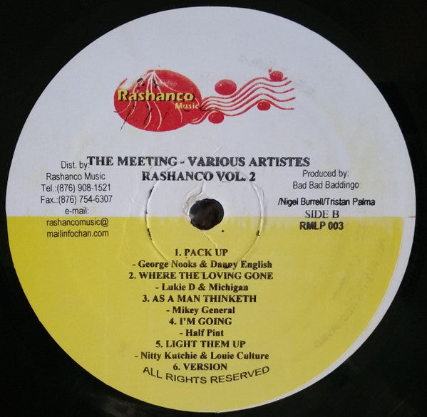 Various : Rashanco Vol. 2 - The Meeting (LP, Comp)