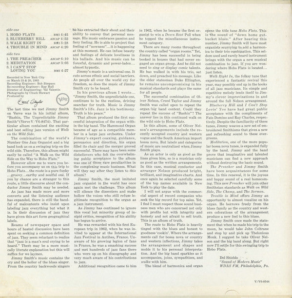 Jimmy Smith : Hobo Flats (LP, Gat)