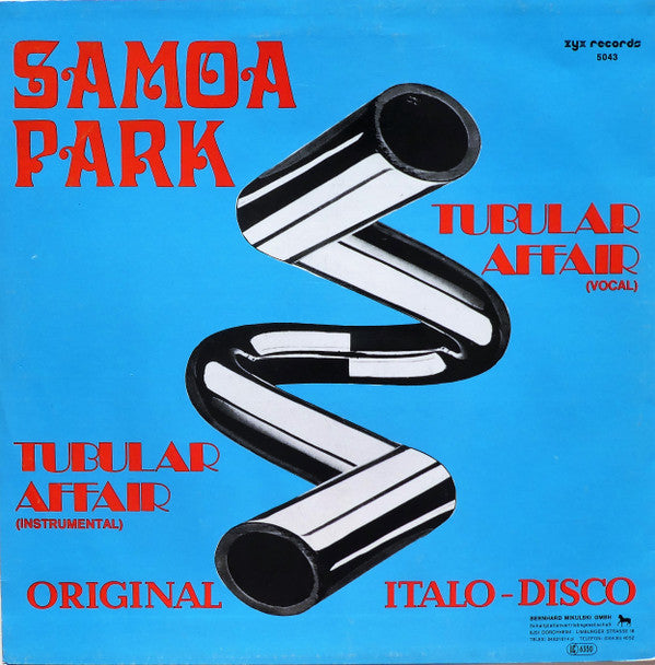 Samoa Park : Tubular Affair (12", Blu)