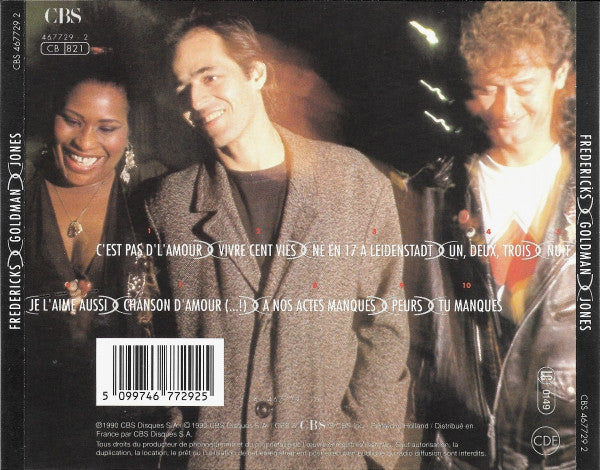 Fredericks Goldman Jones : Fredericks Goldman Jones (CD, Album)
