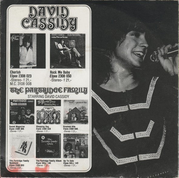 David Cassidy : I Am A Clown (7", Single)