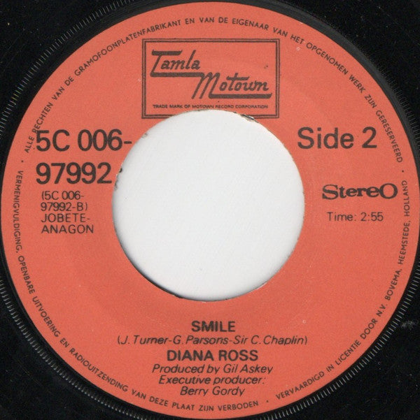 Diana Ross : One Love In My Lifetime (7")