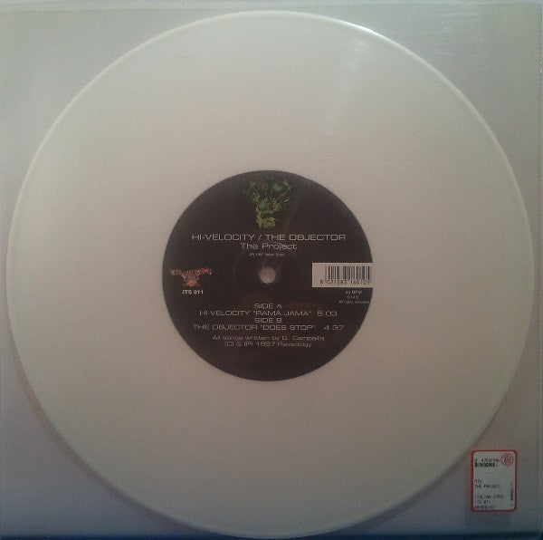 Hi Velocity / The Objector : The Project (10", Whi)