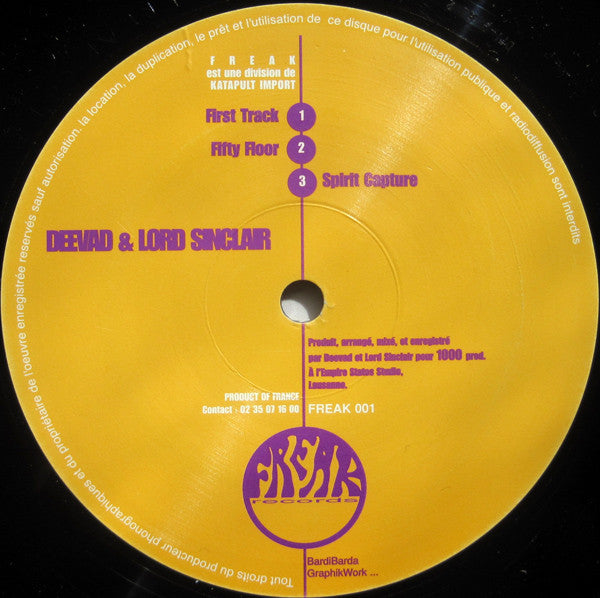 Deevad & Lord Sinclair : First Track (12")