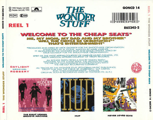 The Wonder Stuff : Reels No.1 + No.2 (2xCD, Single, Comp)